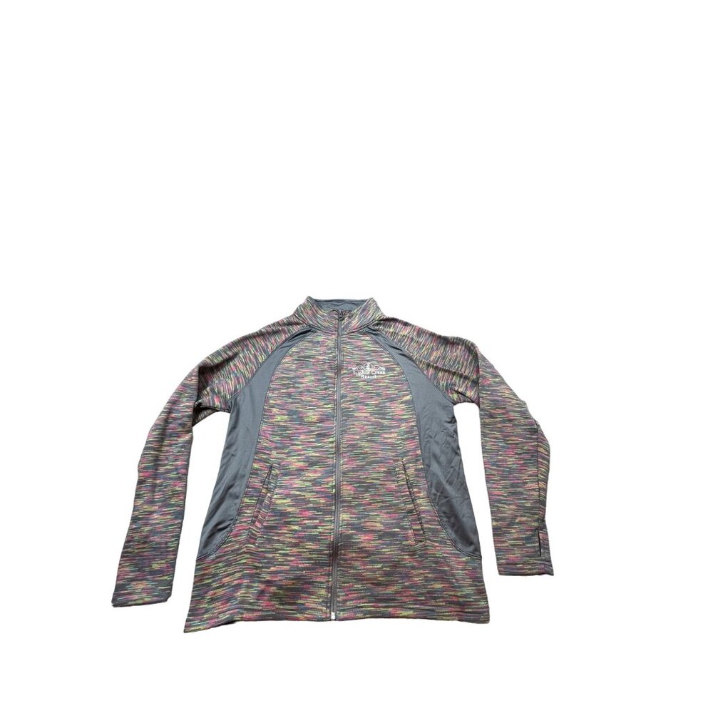 Tipsy Jacket Womens XXL Rainbow Colored Sulphur Creek Resort Outdoor Hiking